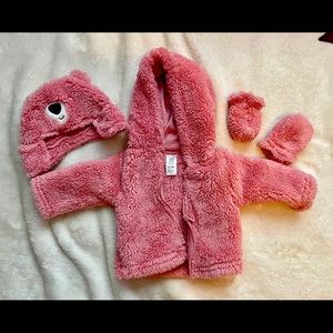 Carters 0-3 months coat set